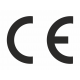 CE-Zeichen rechteckig weiß