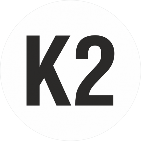 Markierungsaufkleber "Ortsveränderliche Betriebsmittel K2"
