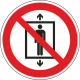 Schilder "Personenbeförderung verboten"