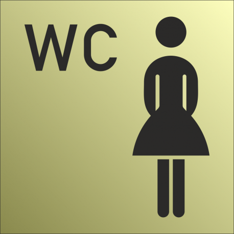 Schilder Damen-WC