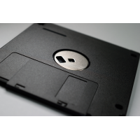 Foto auf Plexiglas - Diskette