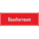 Aufkleber "Raucherraum" (rot)