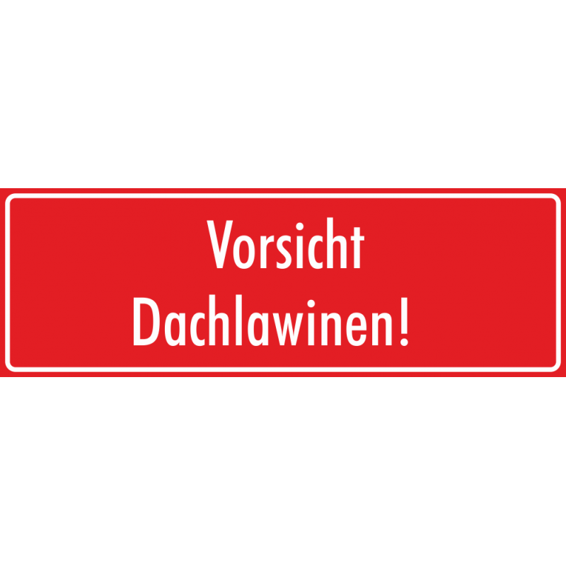 Schilder, Vorsicht zerbrechlich 3 (Rot)