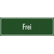 Schilder "Frei" (grün)