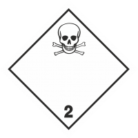 ADR 2.3 'Giftiges Gas' Schilder