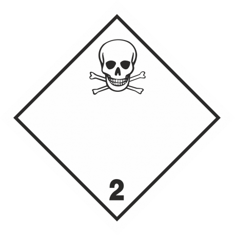 ADR 2.3 'Giftiges Gas' Schilder