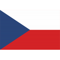 Flagge von Tschechischen 