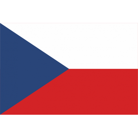 Flagge von Tschechischen 