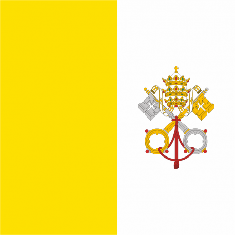 Flagge von Vatikanstadt