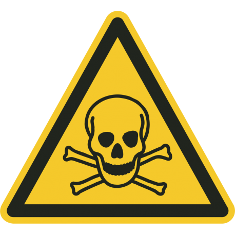 Schilder "Warnung vor giftigen Stoffen"