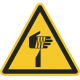 Schilder "Warnung vor spitzem Gegenstand"