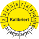 Prüfplaketten 'Kalibriert'