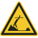 Schilder "Warnung vor Gegenständen unter Wasser"