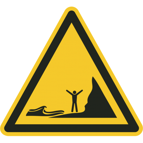 Schilder "Achtung Flutgefahr"