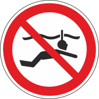 Schilder 'Schnorcheln verboten'