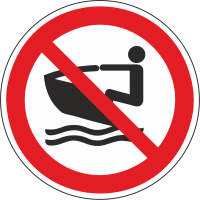 Schilder "Jet-Ski verboten"