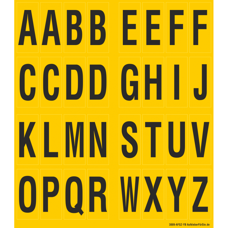 Vaguelly Buchstaben Aufkleber Autoaufkleber Buchstabenaufkleber Aufkleber  Mit Schwarzen Buchstaben Alphabet-Aufkleber Aufkleber Für Auto Auto-Styling