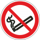 Aufkleber "Rauchen verboten"