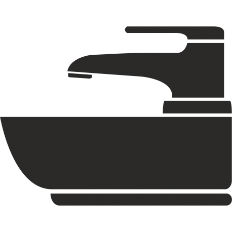 Waschbecken-Aufkleber (ohne Hintergrund)