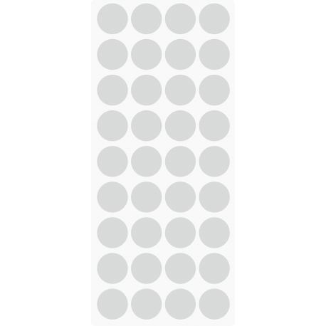 Markierungsaufkleber Ø 15 mm pro Blatt (40 Stück)