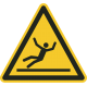 "Warnung vor Rutschgefahr"-Fußbodenaufkleber