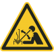 "Warnung vor Gasflaschen"-Fußbodenaufkleber