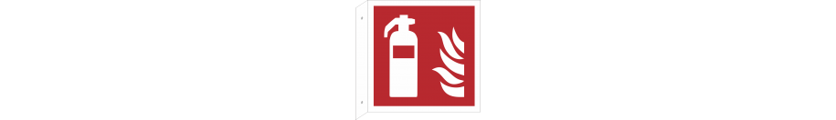 Brandschutzschilder (rechtwinkliges Modell)