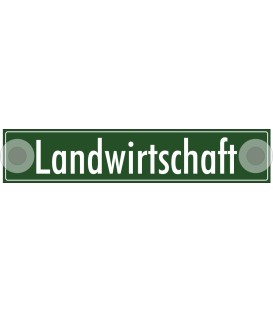 Schilder "Landwirtschaft"