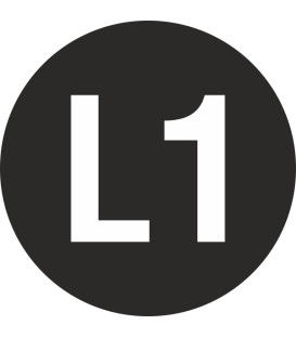 "Wechselstromnetz Außenleiter 1"-Kennzeichen