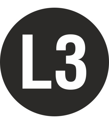 Markierungsaufkleber "Wechselstromnetz Außenleiter 3"