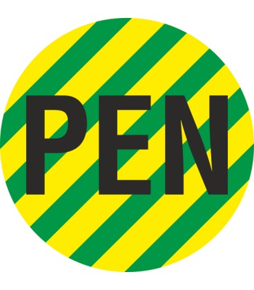 Markierungsaufkleber "Neutralleiter mit Schutzfunktion"