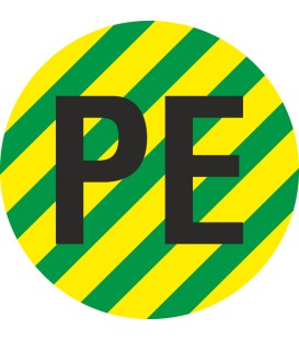 Markierungsaufkleber "Schutzleiter"