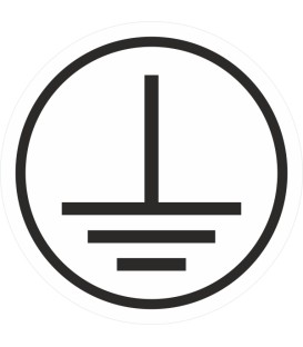 Markierungsaufkleber "Schutzleiter" (weiß)