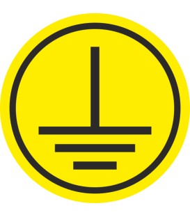 Markierungsaufkleber "Schutzleiter" (gelb)