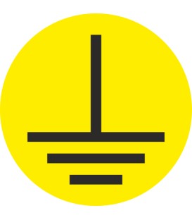 Markierungsaufkleber "Erde" (gelb)