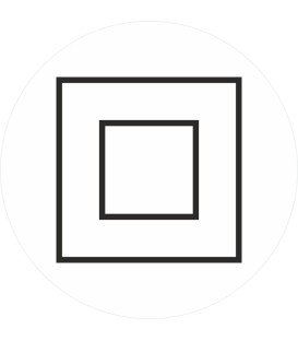 Markierungsaufkleber "Schutzisolierung Geräte der Schutzklasse 2" (weiß)