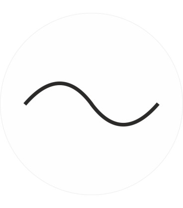 Markierungsaufkleber "Wechselstrom" (weiß)