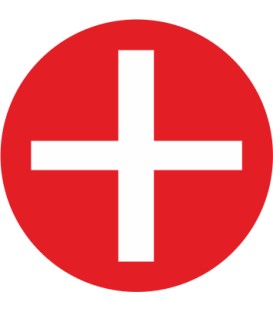 Markierungsaufkleber "Positiv" (rot)