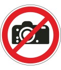 Aufkleber "Fotografieren verboten"