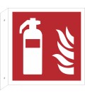 Schilder "Feuerlöscher" (rechtwinkliges Modell)
