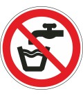 Schilder 'Kein Trinkwasser'