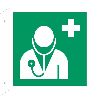 Schilder "Arzt" (rechtwinkliges Modell)