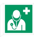 Schilder "Arzt" (rechtwinkliges Modell)