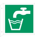 Schilder 'Trinkwasser' (rechtwinkliges Modell)