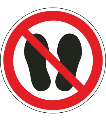 Schilder "Betreten der Fläche verboten"