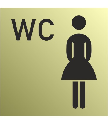 Schilder Damen-WC
