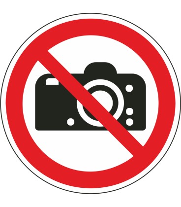 Schilder "Fotografieren verboten"