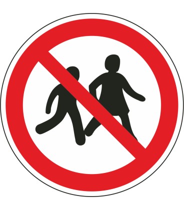 Schilder "Kinder verboten"