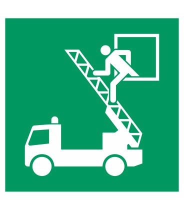 Schilder "Rettungsausstieg"