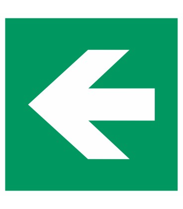 Schilder "Richtungsangabe links"